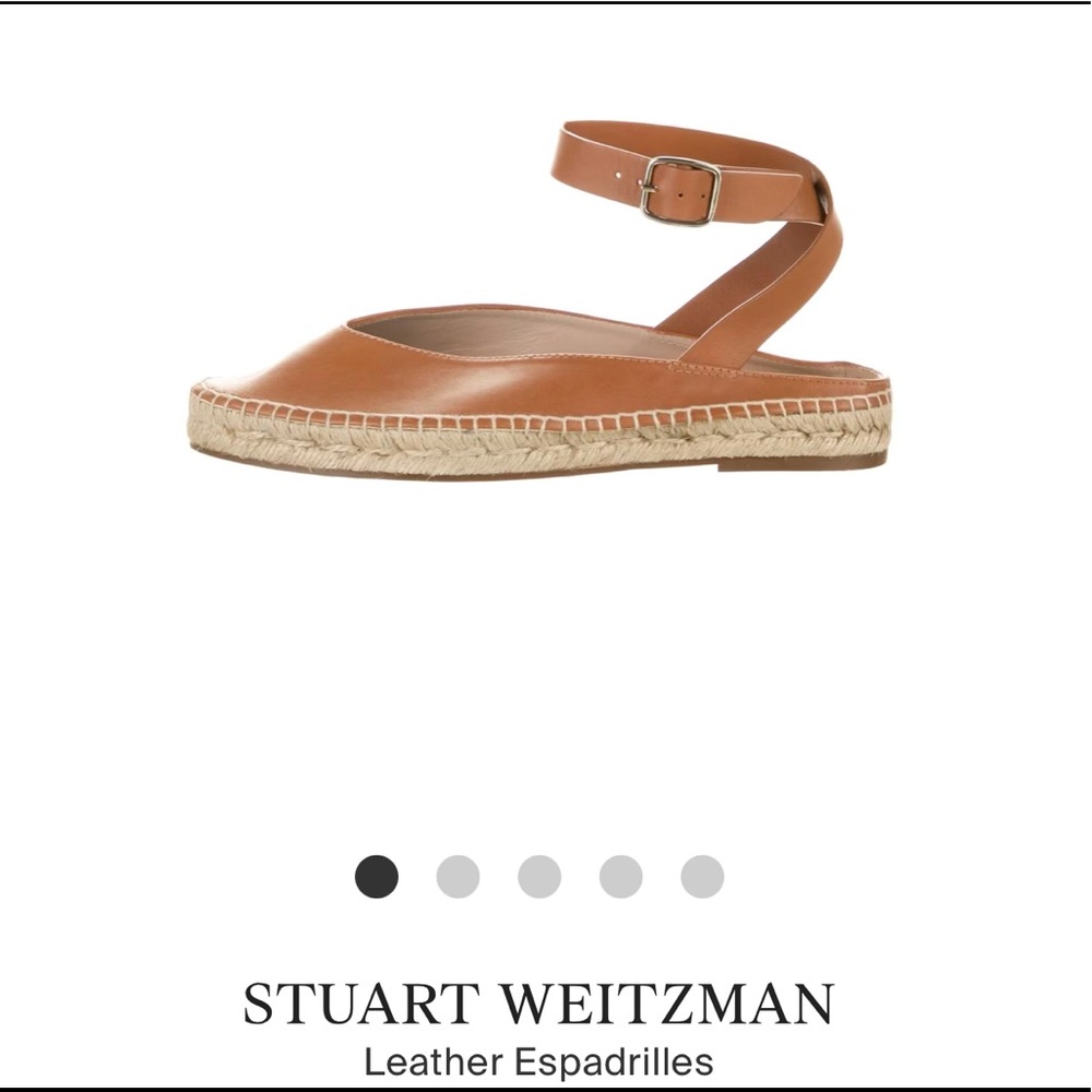✨✨Stuart Weitzman size 6.5 leather espadrilles✨✨